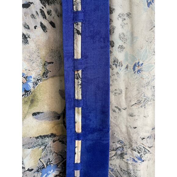 Vintage Pierre Lamonte Open Front Jacket Trim Detail Sz 12 Made in USA Artsy - Picture 3 of 13